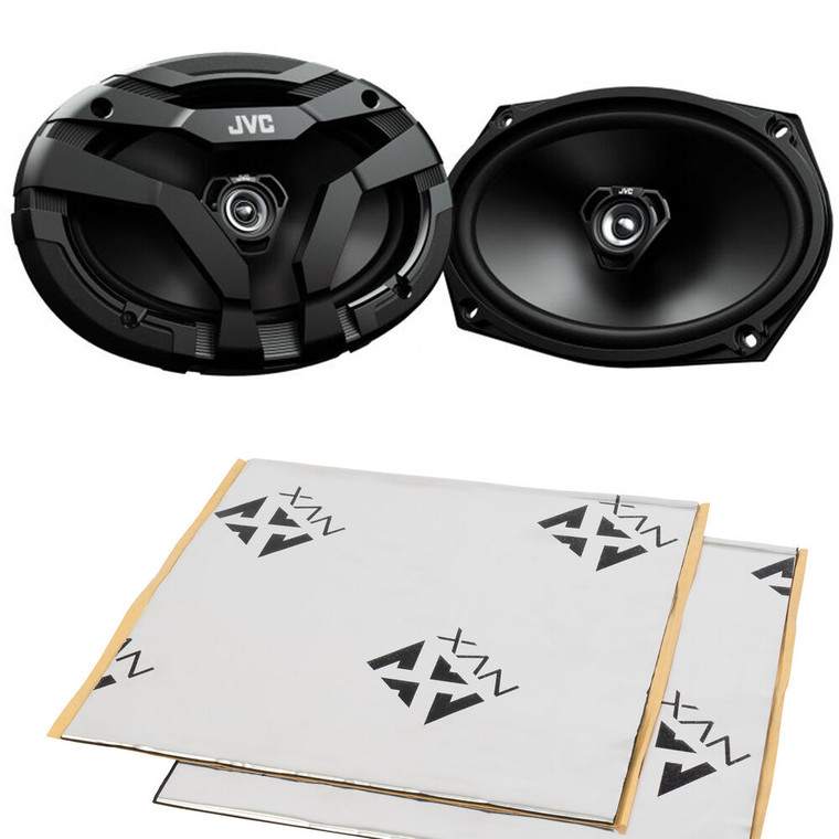 JVC CS-DF6920 + Free NVX Sound Deadening 6 x 9" 2-Way Coaxial Speakers / 400W Peak