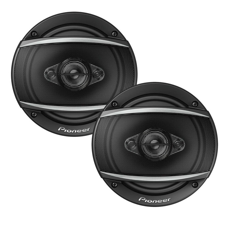Pioneer TS-A1680F 350W Max (80W RMS) A-Series 6.5" 4-Way Coaxial Speakers