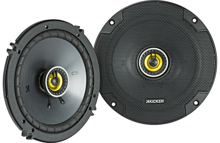 Kicker CSC65 (46CSC654) CS Series 6.5" 2-Way Coaxial Speakers (100 Watts RMS)