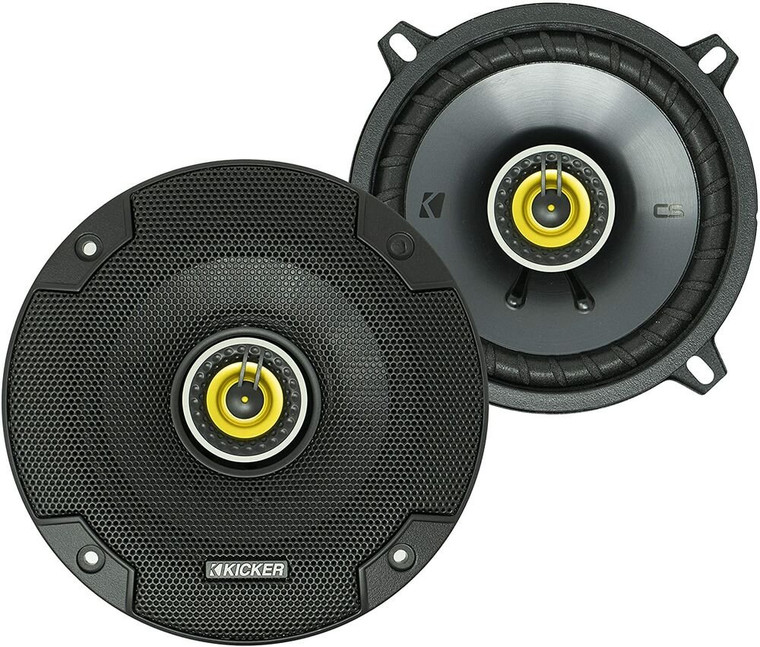 Kicker CSC5 (46CSC54) CS Series 5.25" 2-Way Coaxial Speakers (75 Watts RMS)