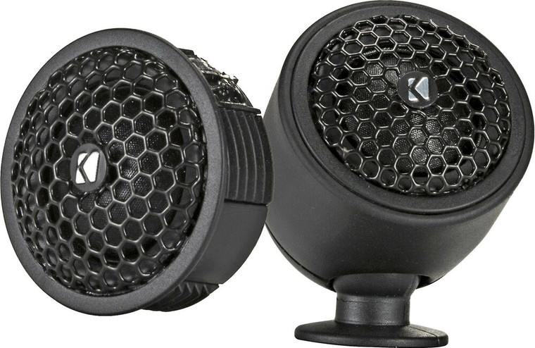 Kicker KST200 (46KST2004) 125W Peak (65W RMS) 3/4" KS Series Silk Dome Car Tweeters