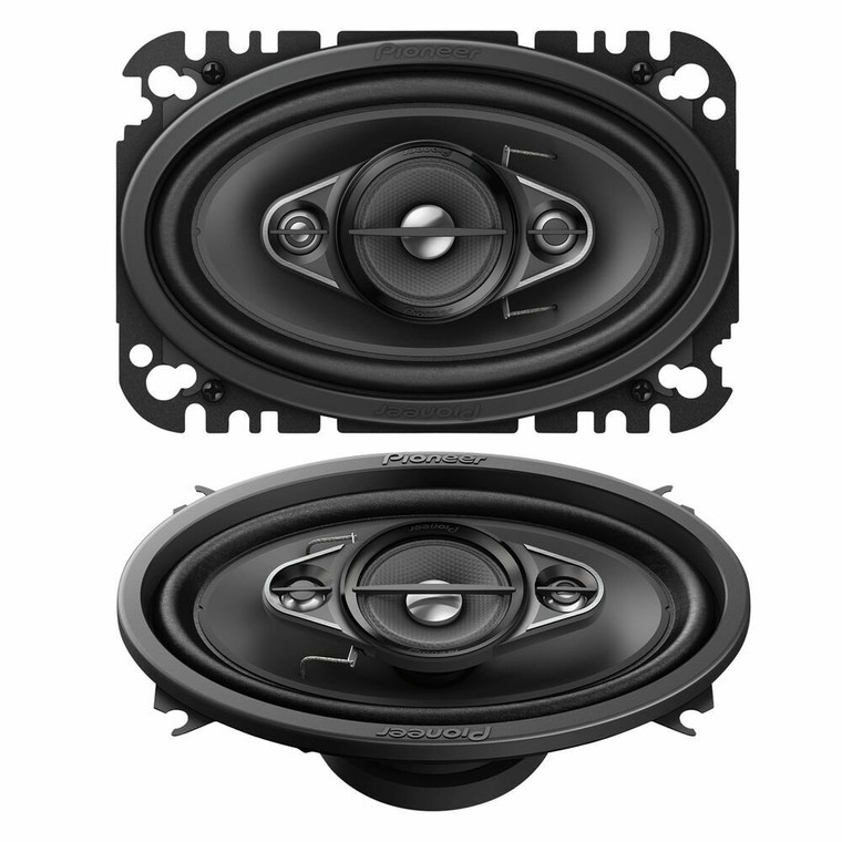 Pioneer TS-A4676R 200W Max 4 x 6" 3-Way TS-A Series Coaxial Car Speakers