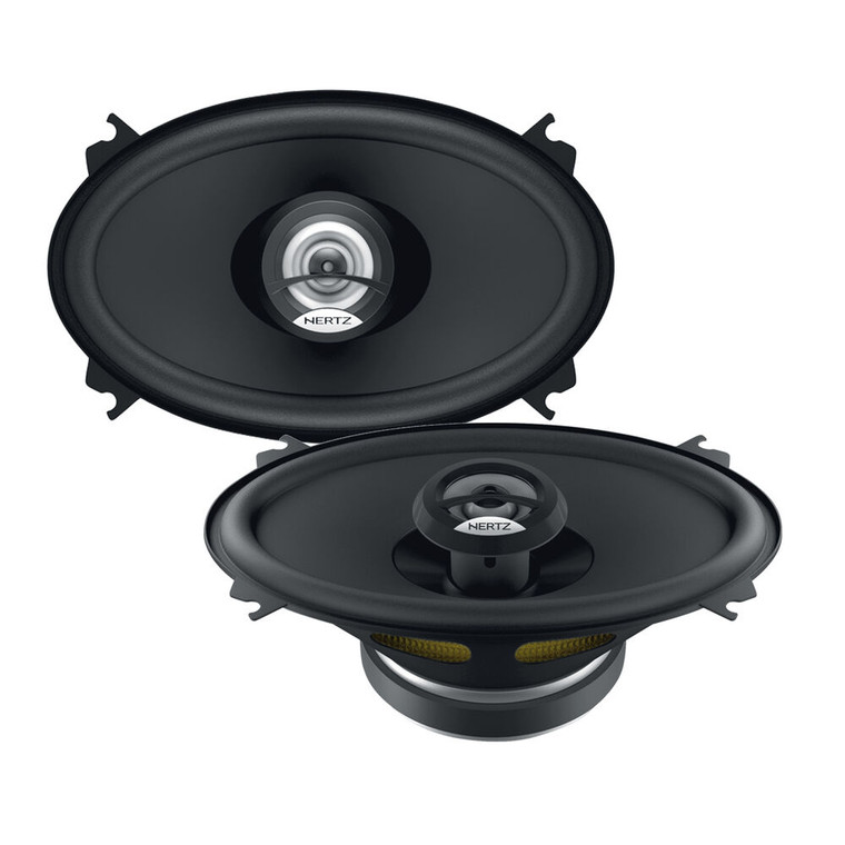 Hertz DCX460.3 4 x 6" Dieci Series 2-Way Coaxial Car Speaker