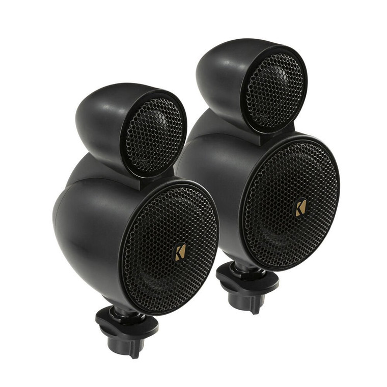 Kicker KSMT2504 (47KSMT2504) KSMT250 Dual Pod Component System w/ 2.5"( 64mm) mids and 1"(25mm) tweeters, 4 ohm RoHS Compliant