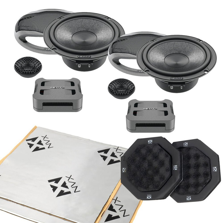 Hertz CK 165 + Free NVX Sound Deadening & Speaker Baffles