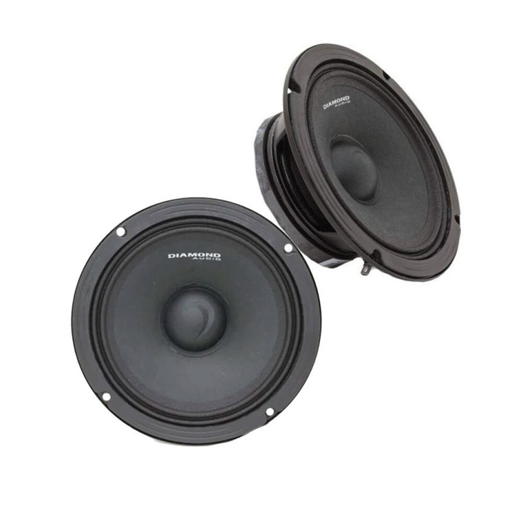 Diamond Audio MSPRO8 Motorsports Series 8" Motorcycle High Output Midrange Component Speaker (500W RMS), Pair