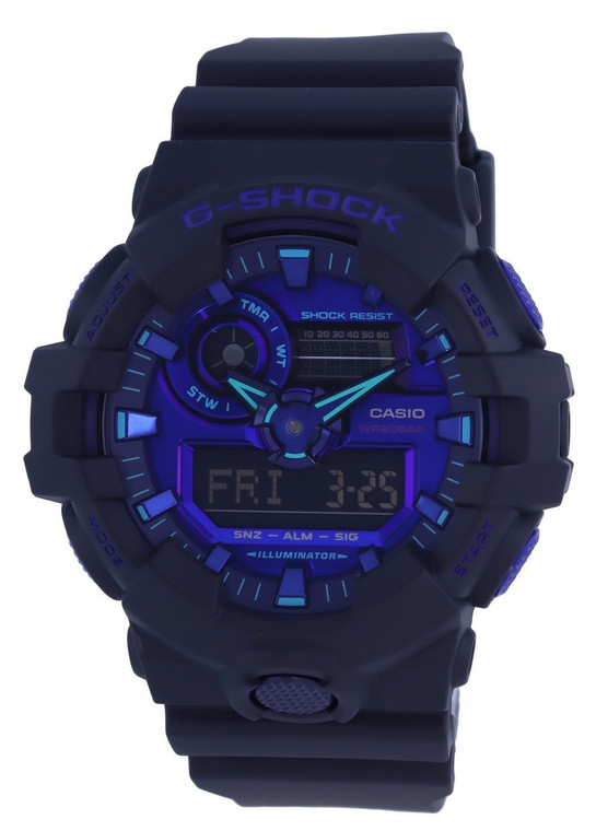 Casio G-shock Virtual Analog Digital Quartz Ga-700vb-1a Ga700vb-1 200m Men's Watch