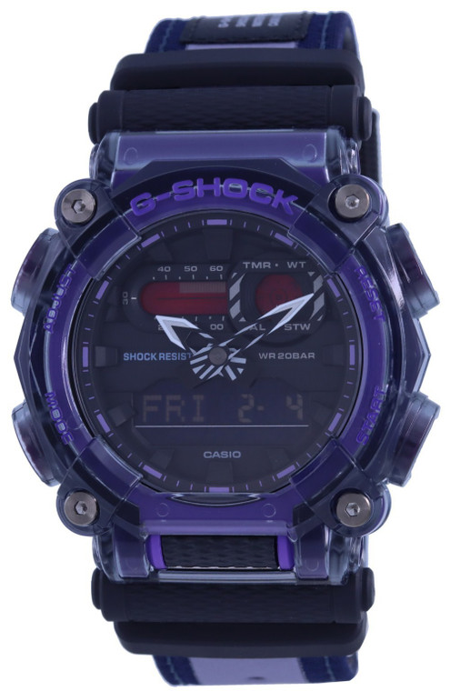 Casio G-shock Tech Skeleton World Time Analog Digital Ga-900ts-6a Ga900ts-6 200m Men's Watch
