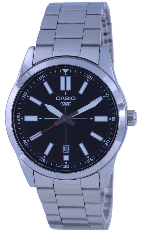 Casio Classic Analog Black Dial Mtp-vd02d-1e Mtpvd02d-1 Men's Watch