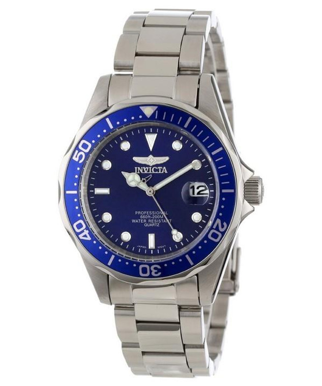 Invicta Pro Diver 200m Quartz Blue Dial 9204 Men's Watch