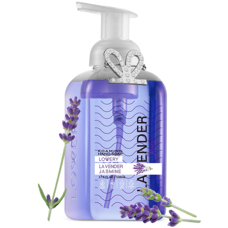 Foaming Hand Soap - Lavender Scent, 17.9 fl with Aloe Vera