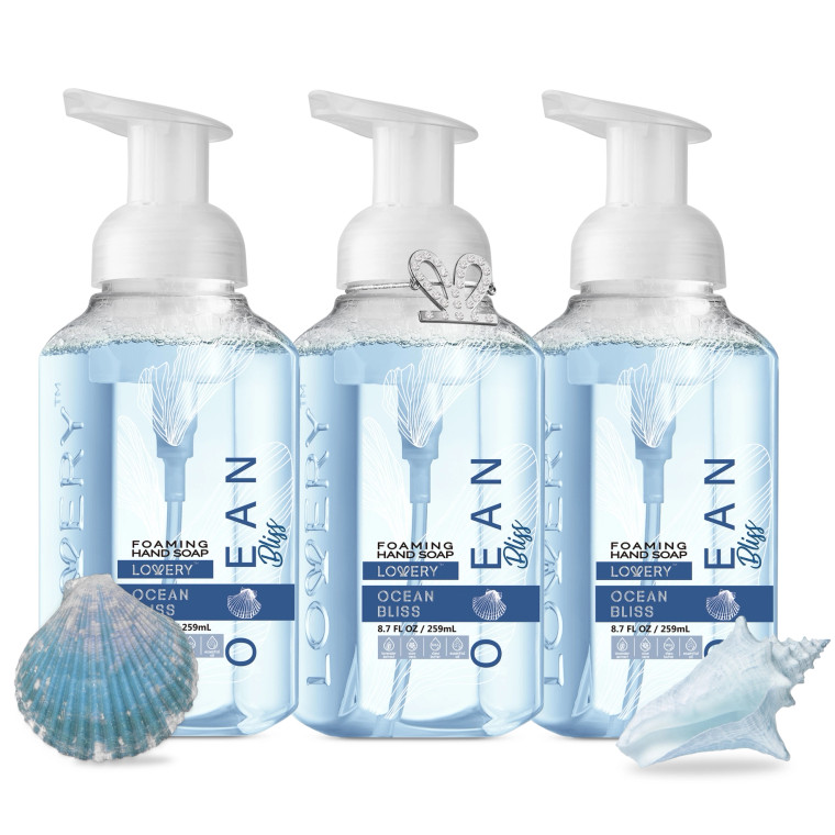 Foaming Hand Soap - 3pc Ocean Bliss Moisturizing Hand Wash