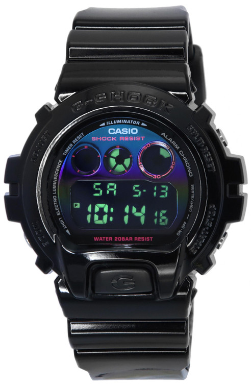 Casio G-shock Virtual Rainbow Digital Quartz Dw-6900rgb-1 Dw6900rgb-1 200m Men's Watch