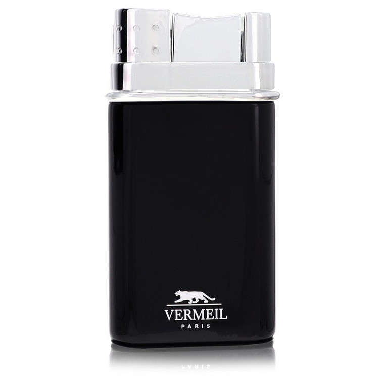 Vermeil Black by Vermeil Eau De Toilette Spray (unboxed) 3.4 oz for Men