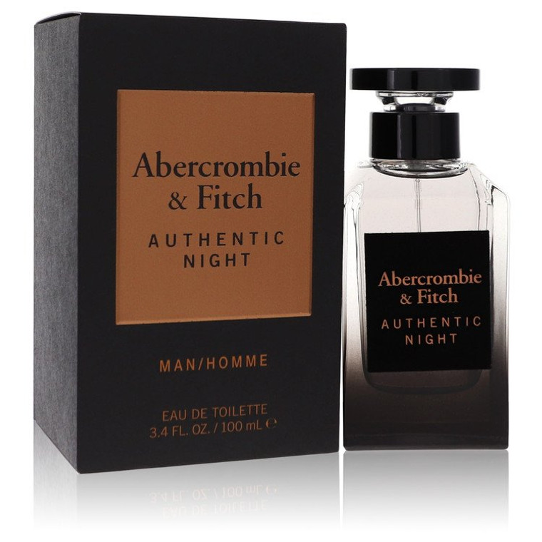 Abercrombie & Fitch Authentic Night by Abercrombie & Fitch Eau De Toilette Spray 3.4 oz for Men