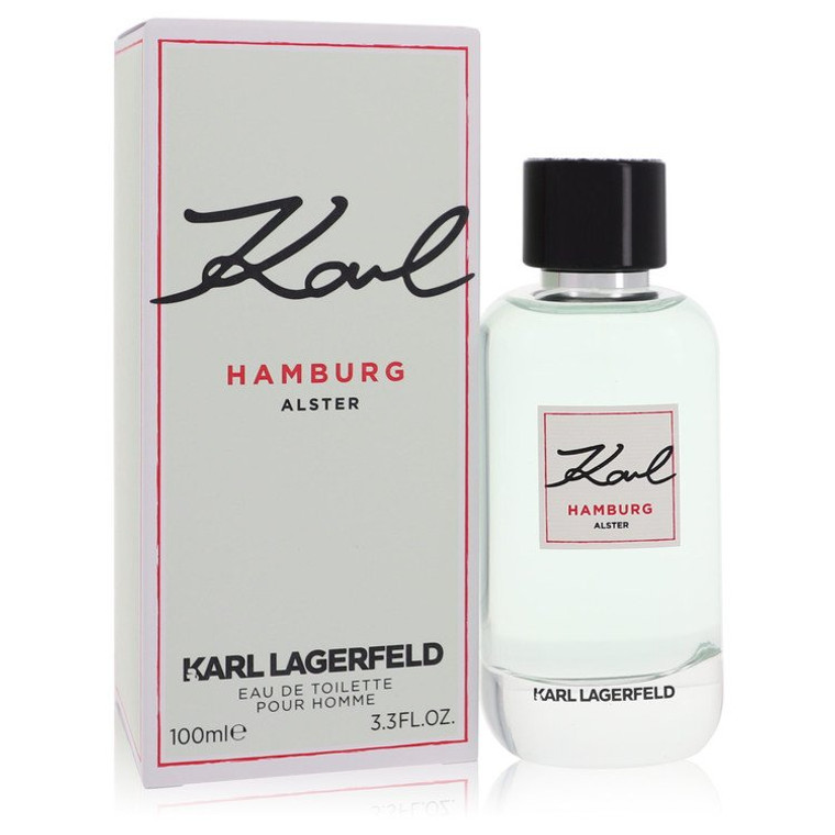 Karl Hamburg Alster by Karl Lagerfeld Eau De Toilette Spray 3.3 oz for Men