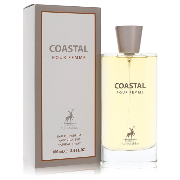 Coastal Pour Femme by Maison Alhambra Eau De Parfum Spray 3.4 oz for Women