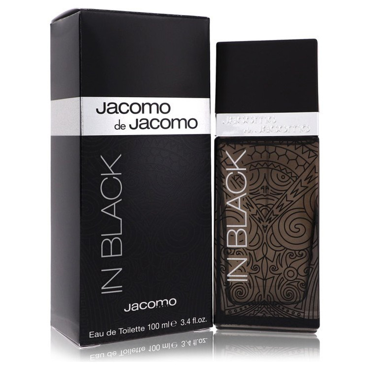 Jacomo De Jacomo In Black by Jacomo Eau De Toilette Spray 3.4 oz for Men