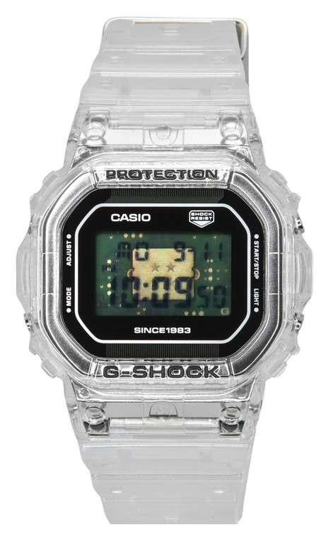 Casio G-shock Clear Remix 40th Anniversary Limited Edition Digital Quartz Dw-5040rx-7 200m Men's Watch