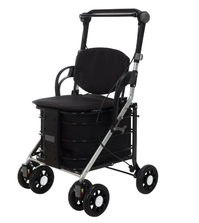 Playmarket Care One Mobility Assist Chair - Black 19.7x10.6x38.2" - Easy Mobility and Comfort-A2ZHOME