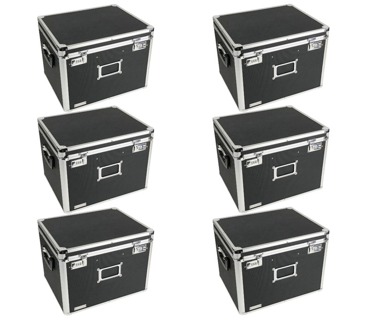 Vaultz Locking File Chest, Black (14" X 16" X 12") - Secure and Spacious Document Storage (6/CASE)-A2ZHOME