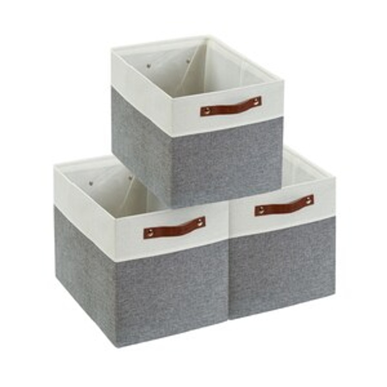 DECOMOMO Fabric Storage Cubes - 13x15x13 inch - Versatile Home Organization Solution-A2ZHOME