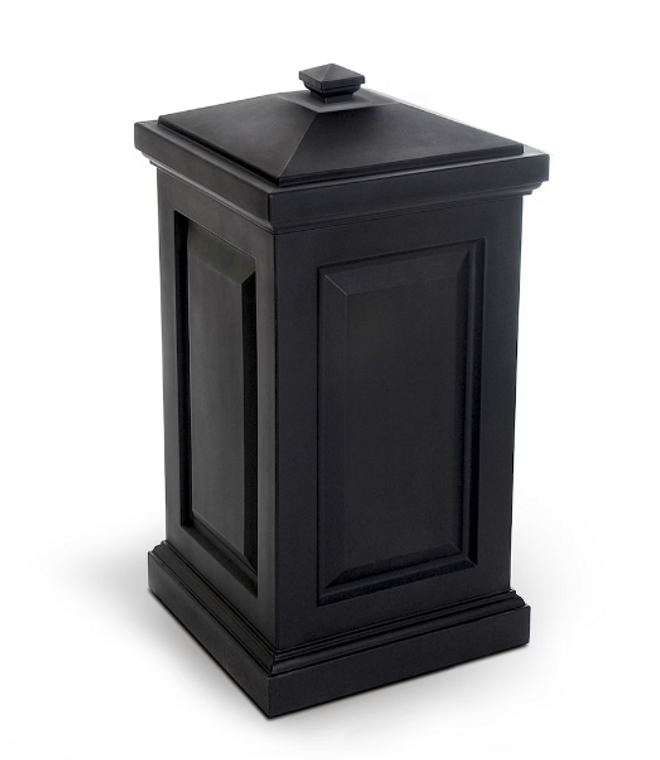 Mayne Berkshire 6 cu. ft. Outdoor Storage Bin - Black, Weather-Resistant Deck Box-A2ZHOME