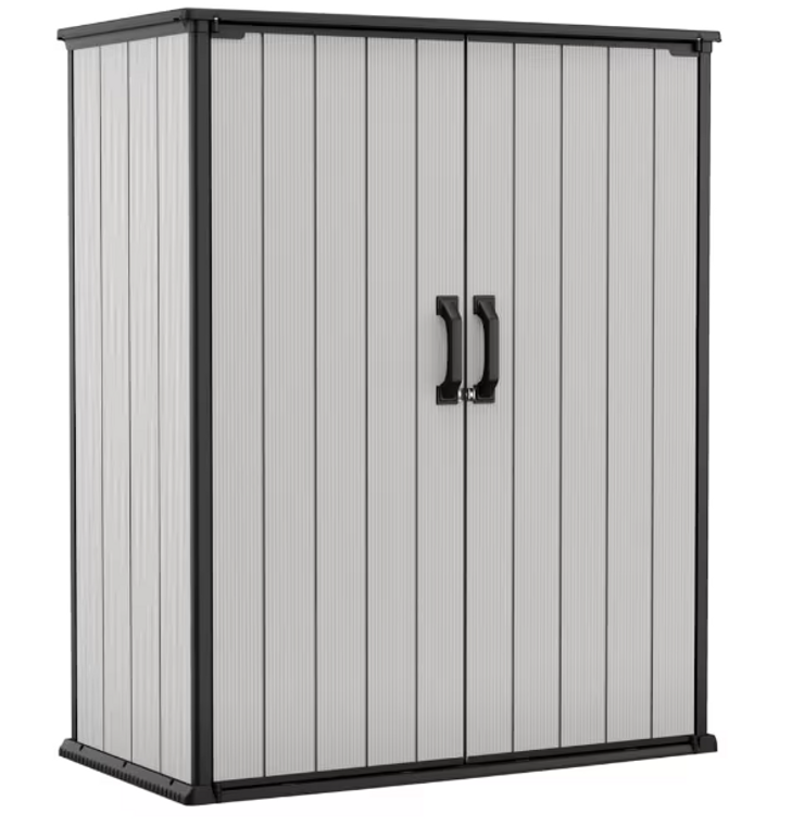 Keter Premier Tall 50 cu. ft. Resin Outdoor Storage Shed - Durable and Spacious Solution-A2ZHOME