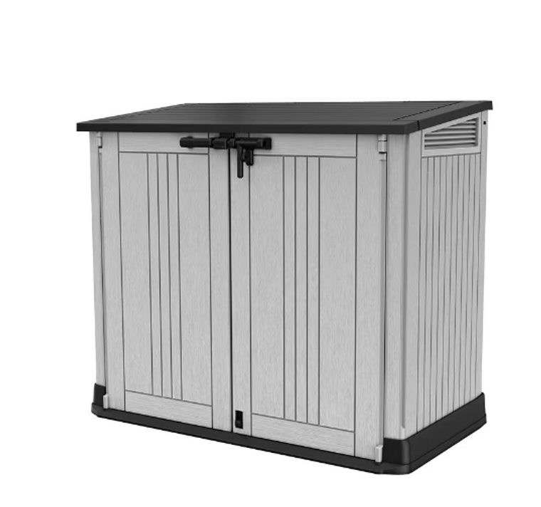 Keter Store It Out Prime 31 cu.ft. Resin Outdoor Lockable Storage Shed - Weather Resistant Garden Shed-A2ZHOME
