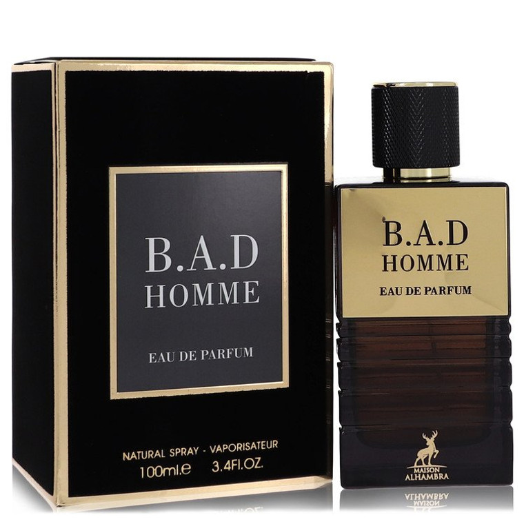 B.A.D Homme by Maison Alhambra Eau De Parfum Spray 3.4 oz for Men