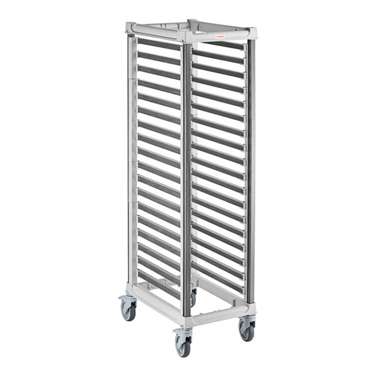 a2zhospo UGNPR11F18480 Camshelving GN 1/1 Full Size 18-Pan Trolley Rack with Casters - Unassembled