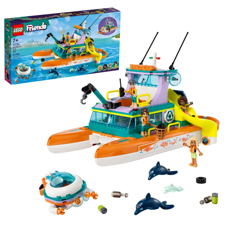LEGO Friends Ocean Rescue Boat 41734