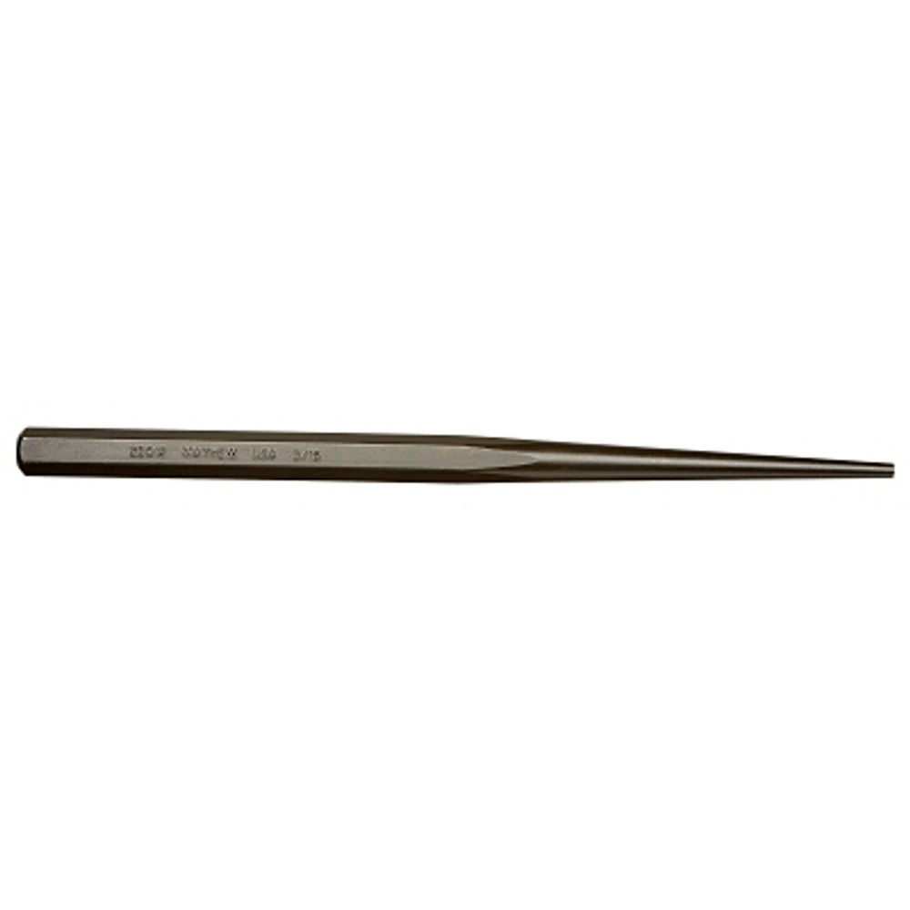 Mayhew™ Mayhew™ Tools Line-Up Punch - Full Finish, 10 in, 3/16 in Tip, Alloy Steel