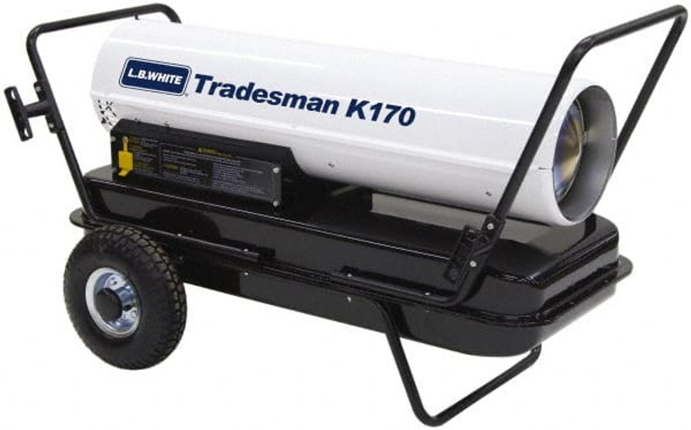 LB White TRADESMAN K175 175,000 BTU Kerosene/#1 Diesel/Jet A Fuel Forced Air Heater with Thermostat