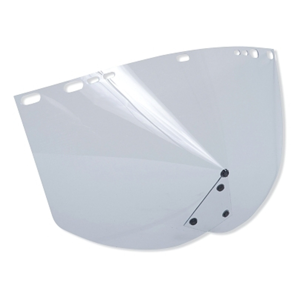 Jackson Safety 29060 F30 Acetate Faceshield, 9154 CHIN, Uncoated, Clear, Unbound, 15.5 in L x 9 in H