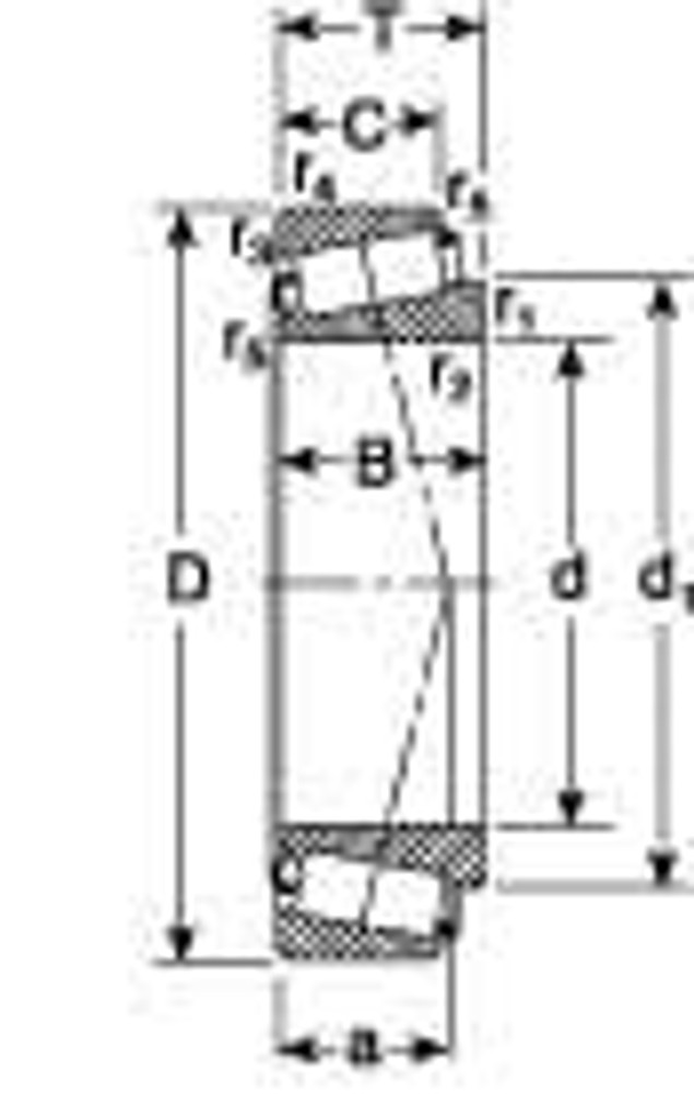 SKF 32032 X 160mm Bore Diam, 240mm OD, 51mm Wide, Tapered Roller Bearing