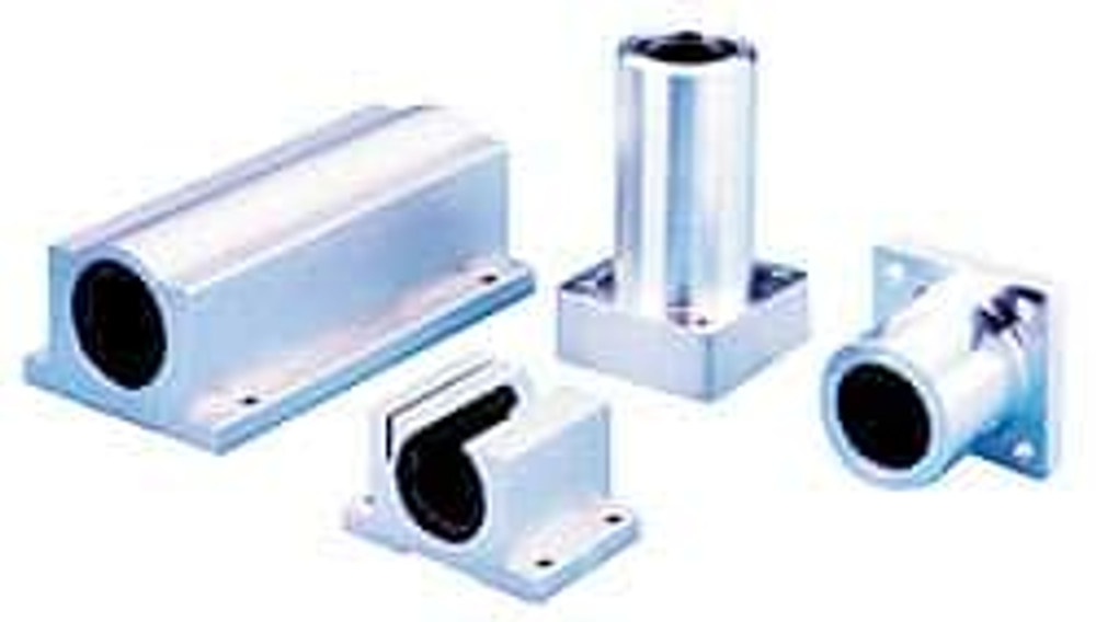 Thomson Industries FNYBUTWNO08ALLS 0.503" Inside Diam, 1,940 Lbs. Static Capacity, Open Twin Pillow Block Linear Bearing