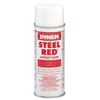 ITW Pro Brands DYKEM® Layout Fluids, 16 oz Aerosol Can, Red