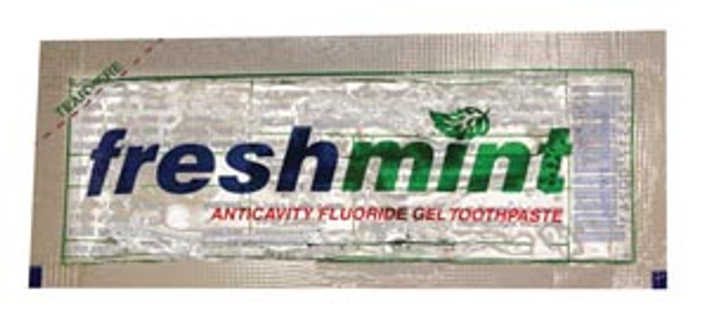 New World Imports  CGP Single Use Anticavity Fluoride Gel Toothpaste Packet, 500/bx, 2 bx/cs (Not Available for sale into Canada)