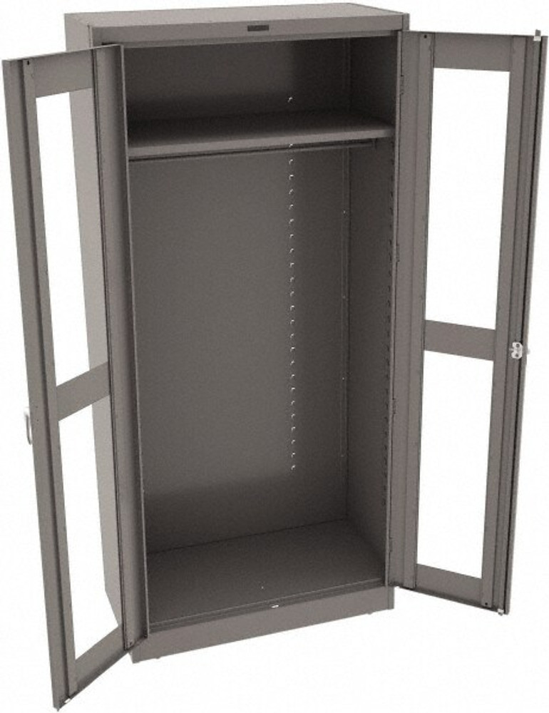 Tennsco CVD1871-MGY Wardrobe Storage Cabinet: 36" Wide, 18" Deep, 78" High