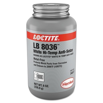 Henkel Corporation Loctite® White High-Temp Anti-Seize, 8 oz Bottle