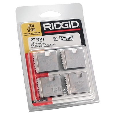 Ridge Tool Company Ridgid® Manual Threading/Pipe and Bolt Dies Only, 2 in - 11-1/2 NPT, 12R, HS