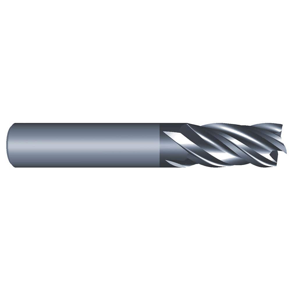 Eliminator 665-5000-120 Corner Radius End Mill: 1/2" Dia, 1-1/2" LOC, 0.12" Radius, 4 Flutes, Solid Carbide