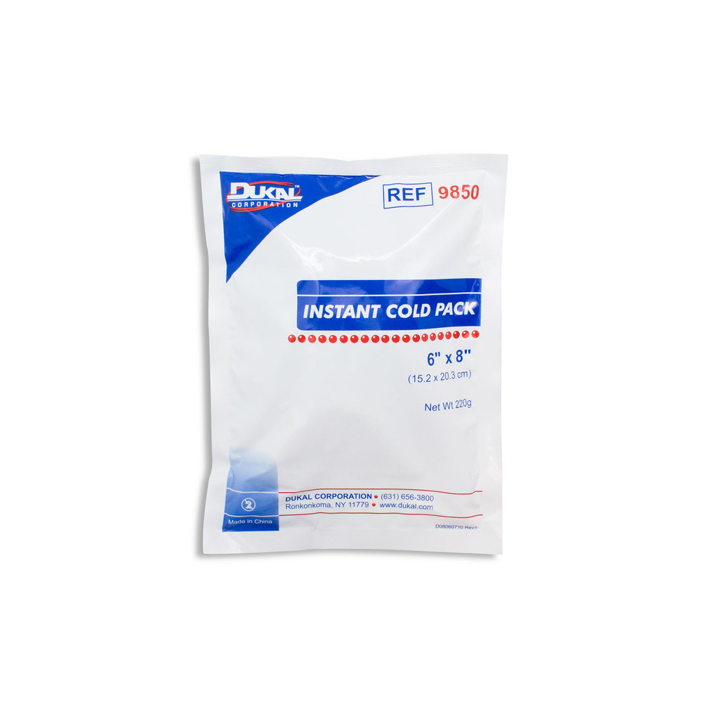 Dukal Corporation  9850 Instant Cold Pack, Non-Sterile, 6" x 8", 24/cs (90 cs/plt)