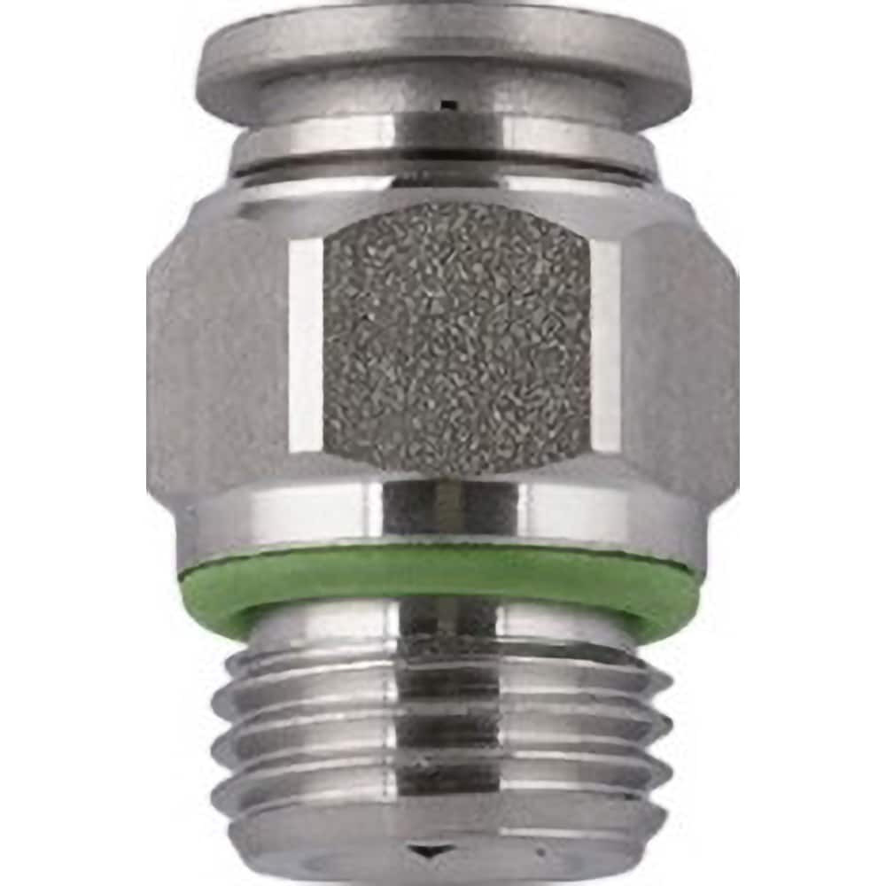 Aignep USA 60020-6-1/4 Push-to-Connect Tube Fitting: 1/4" Thread