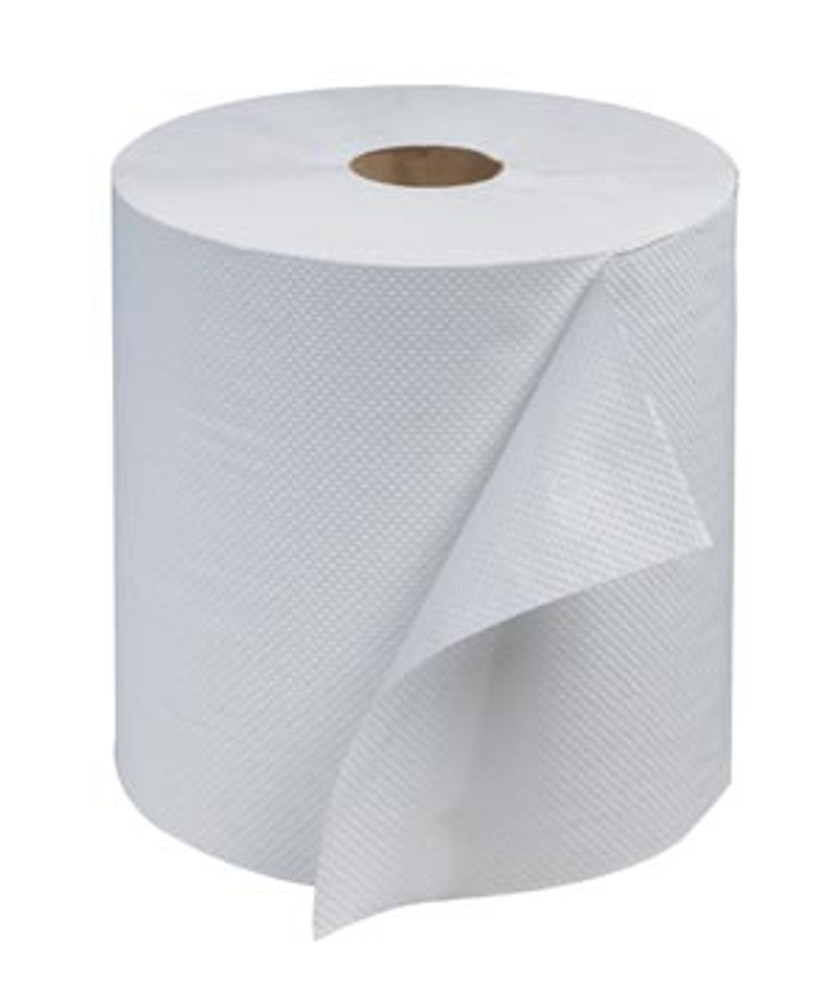 Essity Professional Hygiene North America, LLC  RB800 Hand Towel Roll, Advanced, White, 1-Ply, Embossed, H21, 800ft, 7.9" x 7.8" x 1.9", 6 rl/cs (60 cs/plt)