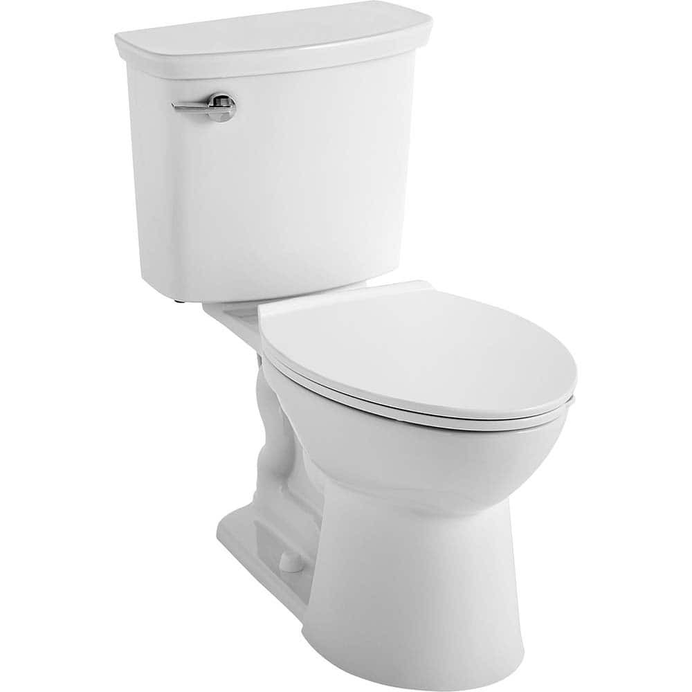 American Standard 238AA104.020 VorMax. Two-Piece 1.28 gpf/4.8 Lpf Chair Height Elongated Toilet Less Seat