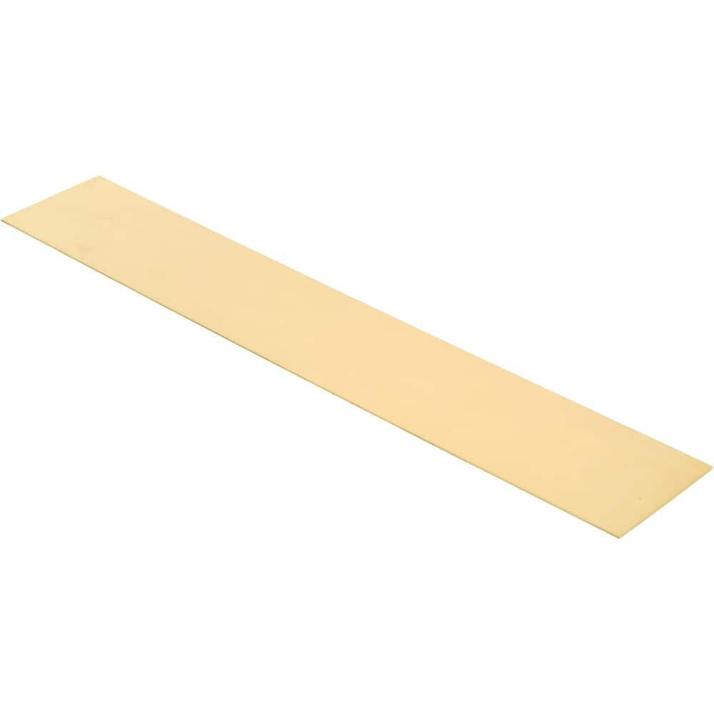 MSC 8244 0.032 Inch Thick x 2 Inch Wide x 12 Inch Long, Brass Strip