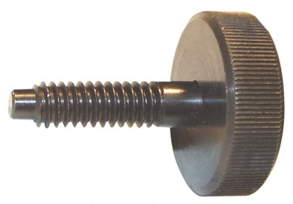 Morton Machine Works KHS-88 C-12L14 Steel Thumb Screw: M10 x 1.5, Knurled Head