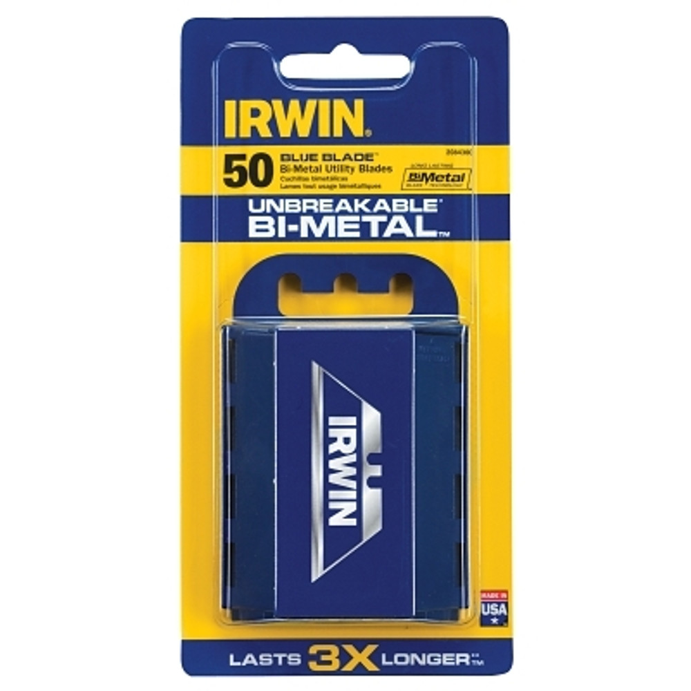 Stanley® Products Irwin® Bi-Metal Utility Blade, 2-3/8 in Length, Bi-Metal, 50/PK